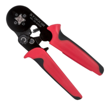 Кримпер STEKKER CTLS006-240 для обжима клемм и наконечников 0,25-10мм2, красный