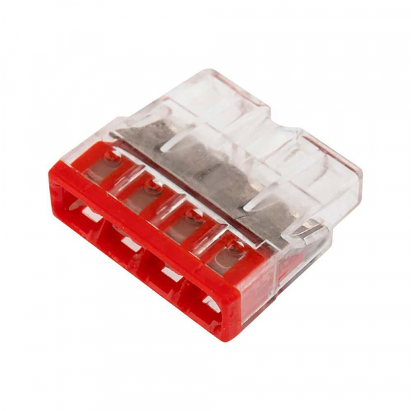 2273-204 Экcпресс-клемма, 4-проводная до 2,5 мм², (5 шт/уп) WAGO 07-5133-05 2273-204 Экcпресс-клемма, 4-проводная до 2,5 мм², (5 шт/уп) WAGO 07-5133-05