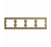 Рамка 4-постовая Systeme Electric Glossa титан GSL000404