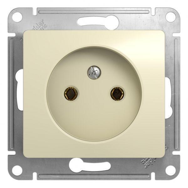 Розетка 2К Systeme Electric Glossa 16A 250V бежевая GSL000241 Розетка 2К Systeme Electric Glossa 16A 250V бежевая GSL000241