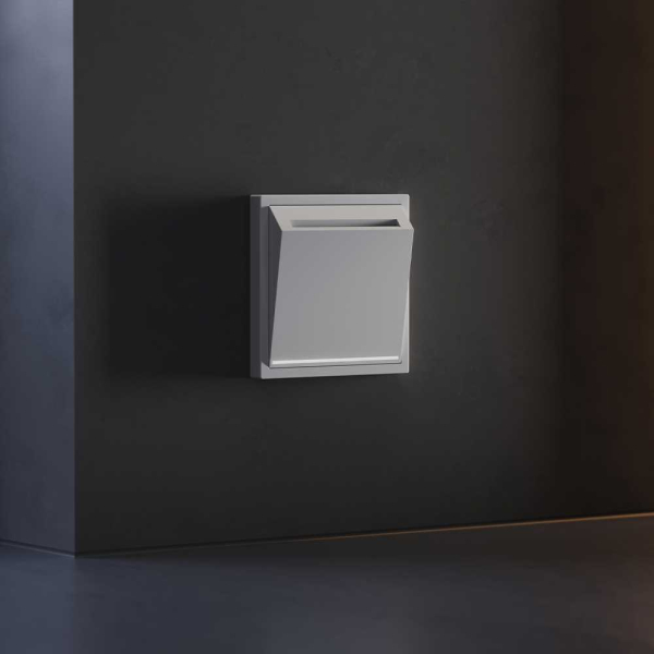 Накладка для выключателя карточного, S70 (серый) Voltum VLS002616