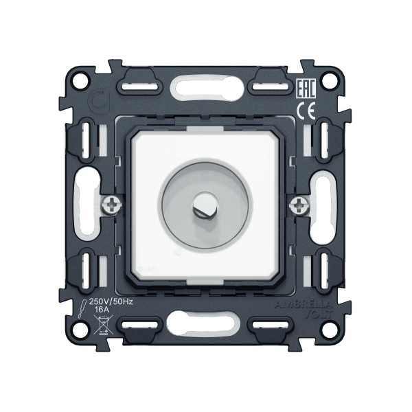 Механизм терморегулятора с датчиком для теплого пола с подсветкой Ambrella Volt 16A-250V QUANT (EXTRA CONTROL) VM1381