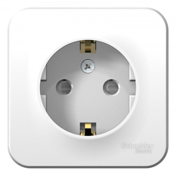 Розетка 2К+З Systeme Electric Blanca 16A 250V со шторками белая BLNRA011101 Розетка 2К+З Systeme Electric Blanca 16A 250V со шторками белая BLNRA011101