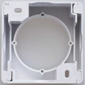 Коробка для наружного монтажа Systeme Electric Glossa белая GSL000100