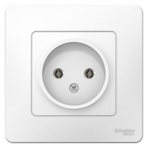 Розетка 2К Systeme Electric Blanca 16A 250V белая BLNRS000011