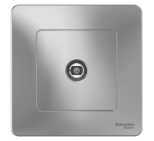 ТВ-розетка Systeme Electric Blanca алюминий BLNTS000013