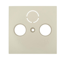 Накладка LK Studio розетки TV+FM+SAT, 2(3) отверстия (бежевый) LK60 865201-1