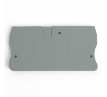 LD560-1-40 Торцевая заглушка для ЗНИ LD552 4 мм²  (JXB ST 4), серый STEKKER