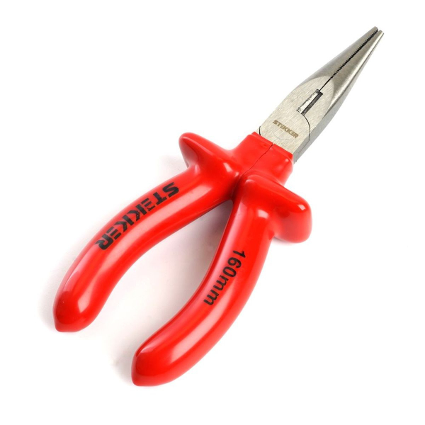 Длинногубцы диэлектрические Stekker, 160мм, PLE2-160-S 39777