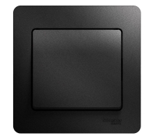 Выключатель одноклавишный Systeme Electric Glossa 10A 250V антрацит GSL000712 Выключатель одноклавишный Systeme Electric Glossa 10A 250V антрацит GSL000712