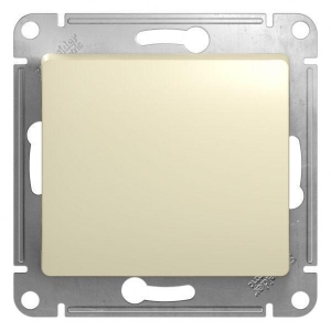 Переключатель одноклавишный перекрестный Systeme Electric Glossa 10A 250V бежевый GSL000271