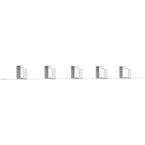 Кабельный органайзер 1U, 5 колец серия EKF PROxima ITACO5