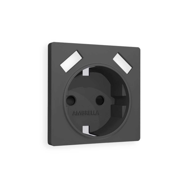 Лицевая панель розетки AMBRELLA VOLT AP9090