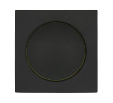 Накладка LK Studio светорегулятора с желтой световой индикацией (черный бархат) LK60 867108-1