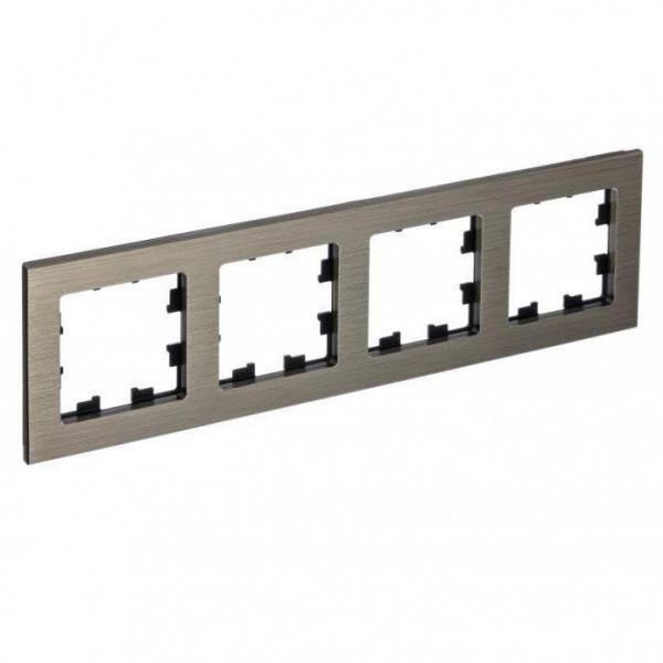Рамка 4-постовая Systeme Electric AtlasDesign Nature Латунь ATN312204 Рамка 4-постовая Systeme Electric AtlasDesign Nature Латунь ATN312204