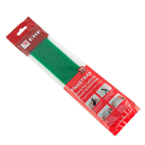 Хомут гибкий (20 шт.) зеленый FlexSTRAP EKF plc-fs-gr