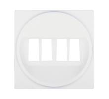 Накладка LK Studio аудио-розетки (белый) 857404-1