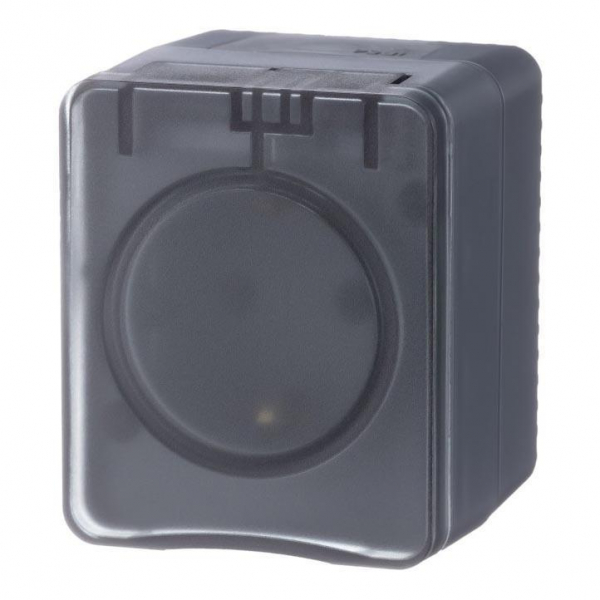 Розетка 2К+З Systeme Electric AtlasDesign 16A 250V со шторками антрацит ATN544045 Розетка 2К+З Systeme Electric AtlasDesign 16A 250V со шторками антрацит ATN544045