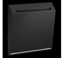 Накладка для выключателя карточного, S70 (графит) Voltum VLS002607