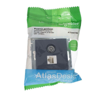 Розетка компьютерная RJ45/TV Systeme Electric AtlasDesign 5e кат UTP грифель ATN000789