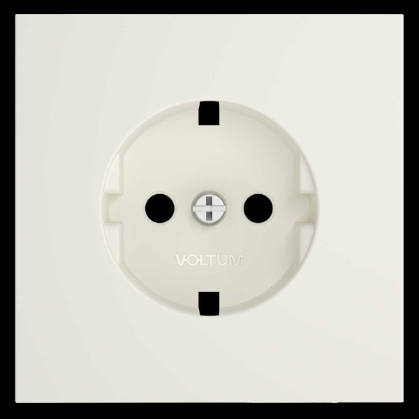 Накладка для розетки с заземлением, S70 (хлопок) Voltum VLS000613