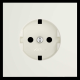 Накладка для розетки с заземлением, S70 (хлопок) Voltum VLS000613
