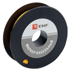 Маркер кабельный 6,0 мм2 '5' (350 шт.) (ЕС-3) EKF PROxima plc-KM-6-5