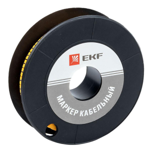 Маркер кабельный 4,0 мм2 '1' (500 шт.) (ЕС-2) EKF PROxima plc-KM-4-1