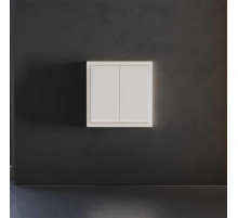 Клавиши для выключателя/переключателя двухклавишного с подсветкой, S70 (хлопок) Voltum VLS000413