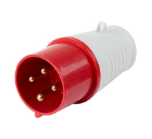 Вилка 024 переносная 3Р+РЕ 32А 380В IP44 REXANT 11-8904