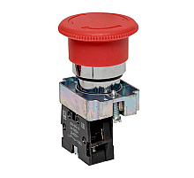 Кнопка BS542 поворотная красная грибок NC EKF PROxima xb2-bs542