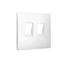 Лицевая панель для компьютерной/ телефонной двойной розетки Ambrella Volt AP1321