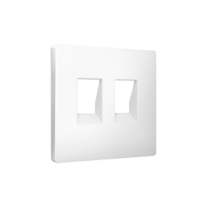 Лицевая панель для компьютерной/ телефонной двойной розетки Ambrella Volt AP1321