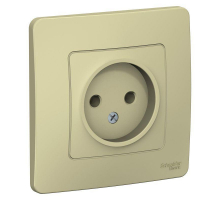 Розетка 2К Systeme Electric Blanca 16A 250V бежевая BLNRS000017