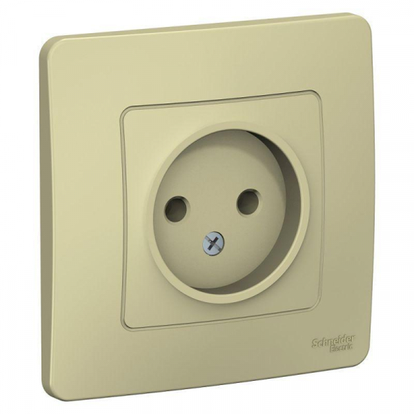 Розетка 2К Systeme Electric Blanca 16A 250V бежевая BLNRS000017 Розетка 2К Systeme Electric Blanca 16A 250V бежевая BLNRS000017