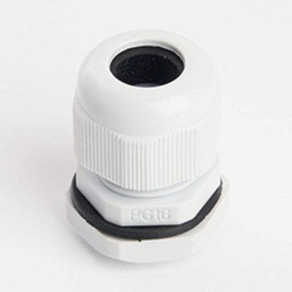 Сальник PG16 диаметр проводника 10-14 мм STEKKER, IP54, серый (DIY упаковка 2 шт) (без мембраны)