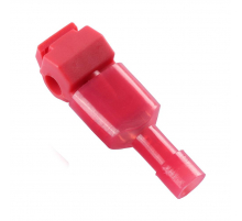 Зажим прокалывающий ответвительный с плоским разъемом (10 пар) 0,5-1мм2, красный (DIY упаковка 20шт) LD503-401-15