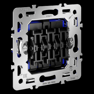 Механизм выключателя трехклавишного 10А, S70 Voltum VLS0301M