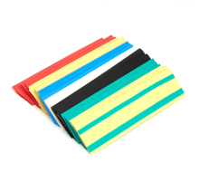 Набор термоусадочных трубок STEKKER HSHT-1575-10M, длина 10 см., коэф. усадки 2:1, мультиколор (21шт в упаковке)