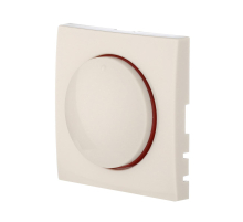 Накладка LK Studio светорегулятора с красной световой индикацией (бежевый) LK60 867201-1