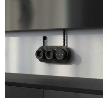 Втулка Werkel для вывода кабеля из стены 2 шт. (черный) Ретро W6421108 4690389166075