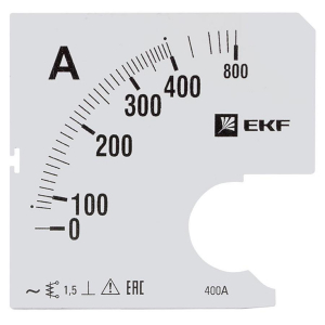 Шкала сменная для A961 400/5А-1,5 EKF PROxima s-a961-400
