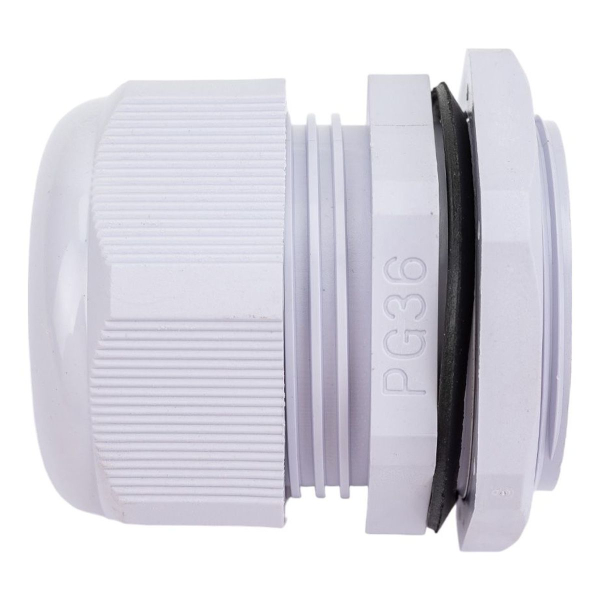 Сальник PG36 диаметр проводника 22-32 мм STEKKER, IP54, серый (DIY упаковка 1 шт) (без мембраны)