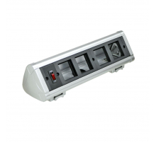 Блок розеточный настольный 4 модуля Ecoplast LUK 70304