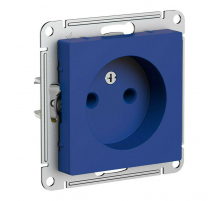 Розетка 2К Systeme Electric AtlasDesign 16A 250V аквамарин ATN001141
