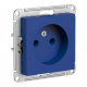 Розетка 2К Systeme Electric AtlasDesign 16A 250V аквамарин ATN001141