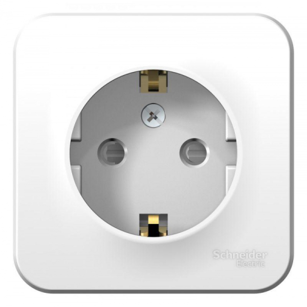 Розетка 2К+З Systeme Electric Blanca 16A 250V со шторками белая BLNRA011121 Розетка 2К+З Systeme Electric Blanca 16A 250V со шторками белая BLNRA011121