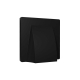 Лицевая панель вывода кабеля Ambrella Volt ALFA Quant Черный матовый AP8158