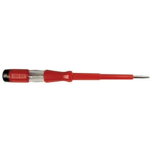 Тестер напряжения STEKKER TST500-1  контактный 100-500V, 4*190 мм, красный