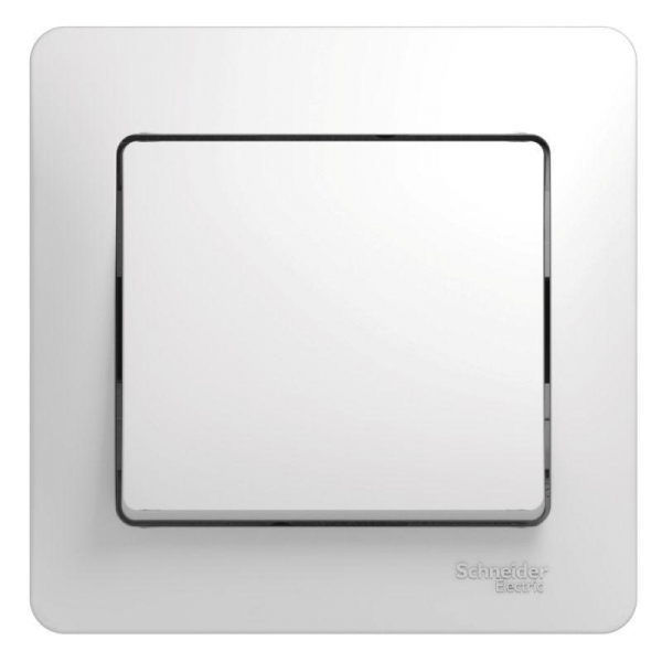 Выключатель одноклавишный Systeme Electric Glossa 10A 250V белый GSL000112 Выключатель одноклавишный Systeme Electric Glossa 10A 250V белый GSL000112